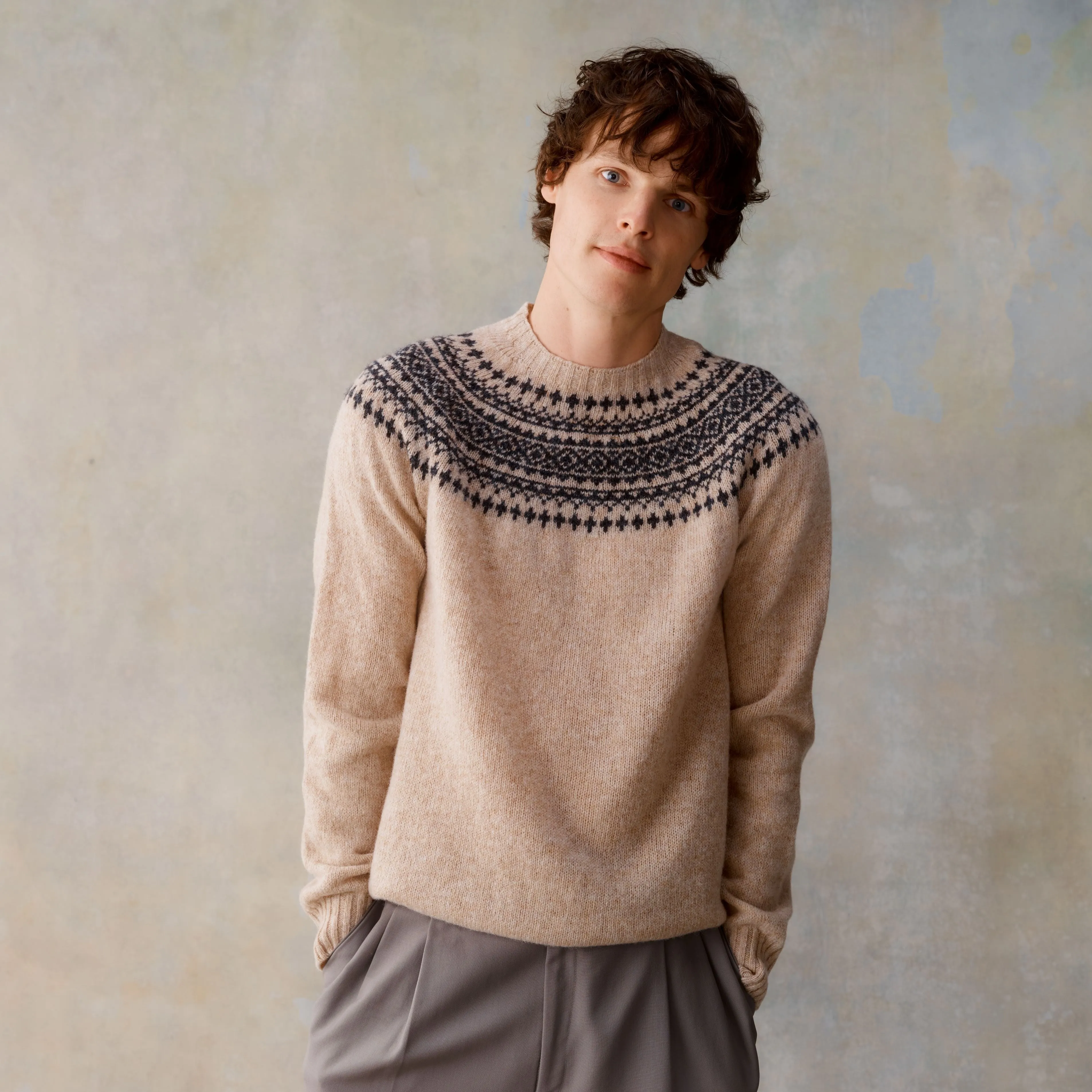 Men's Jumper - Tusk and Smoulder