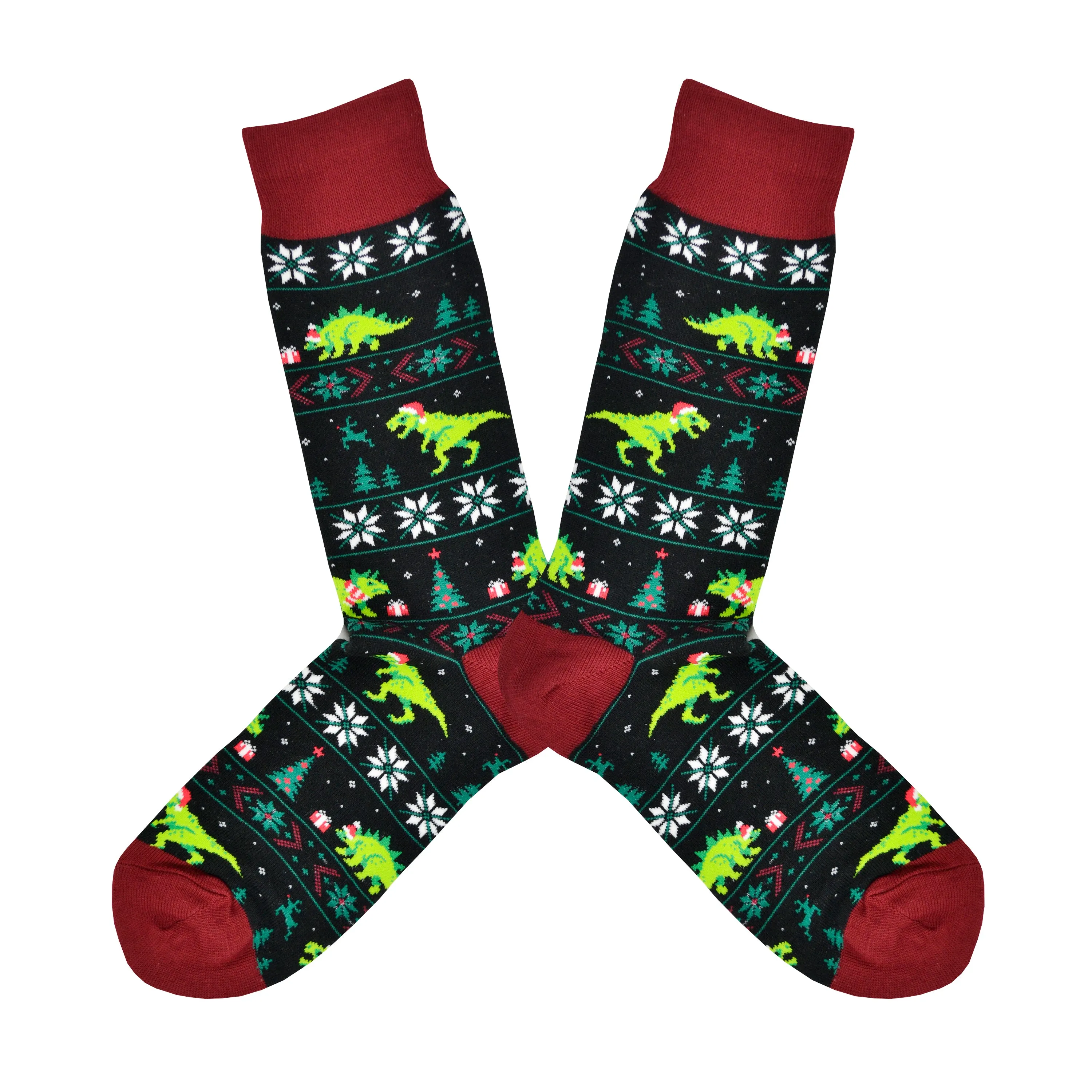 Men's Santasaurus Rex Socks