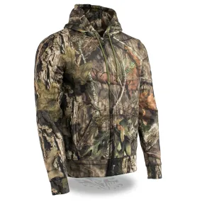 Men's Zipper Front Mossy Oak® Camouflage Hoodie