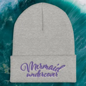 Mermaid and Mermen Embroidered Beanie