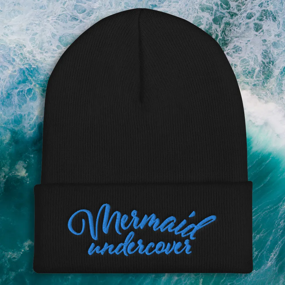 Mermaid and Mermen Embroidered Beanie