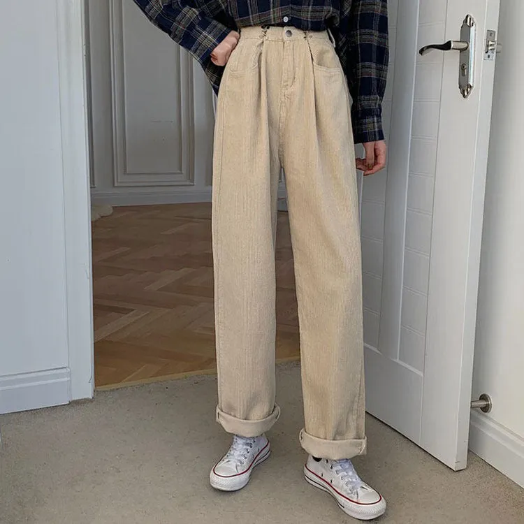 Minimalist Outfit Cord Pants