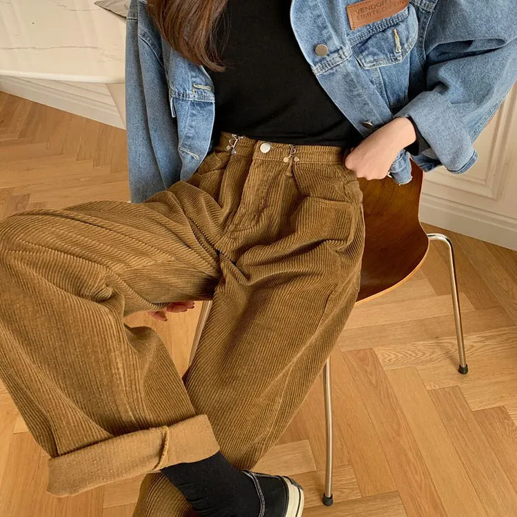 Minimalist Outfit Cord Pants