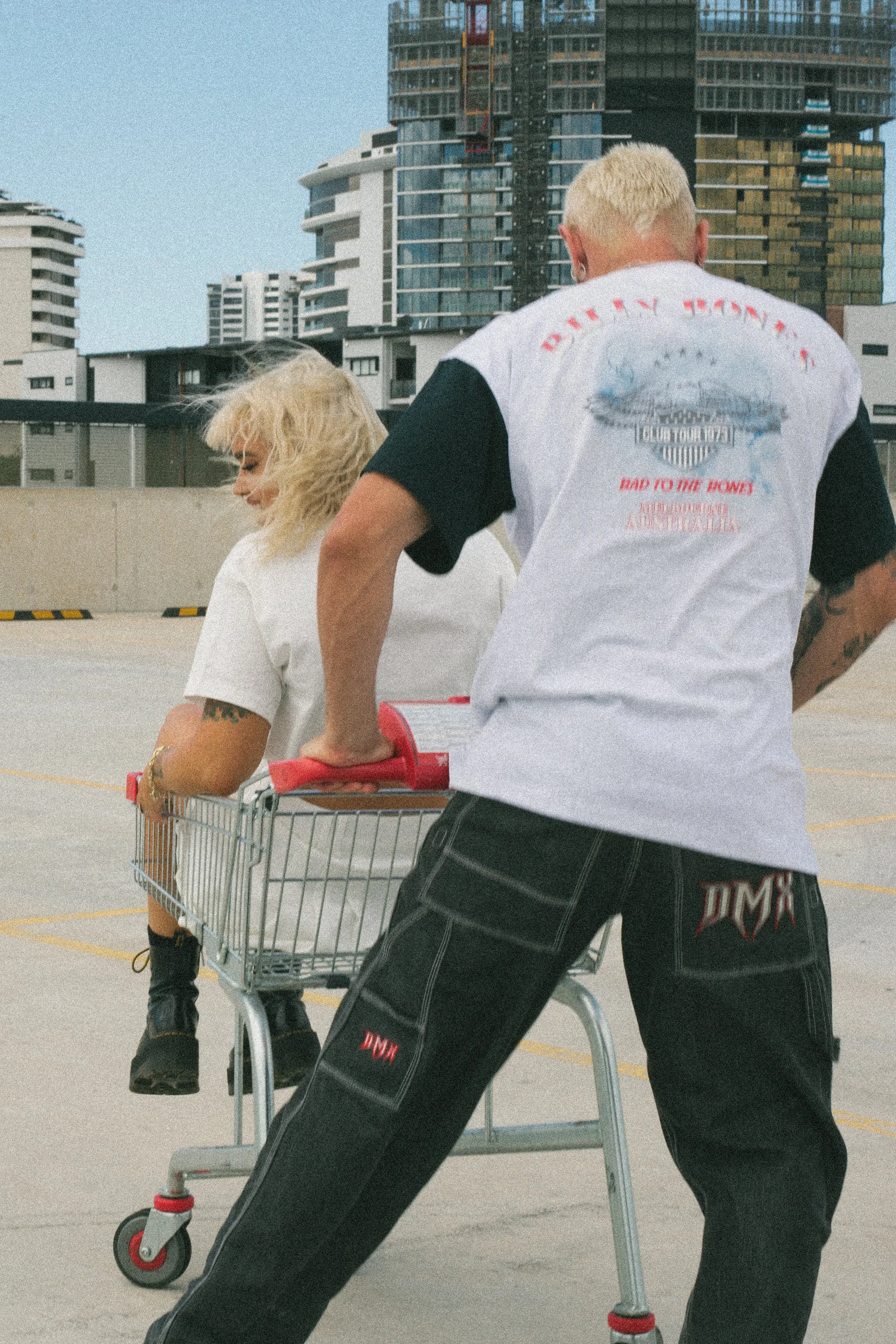 Moto Club Tee - Two Tone