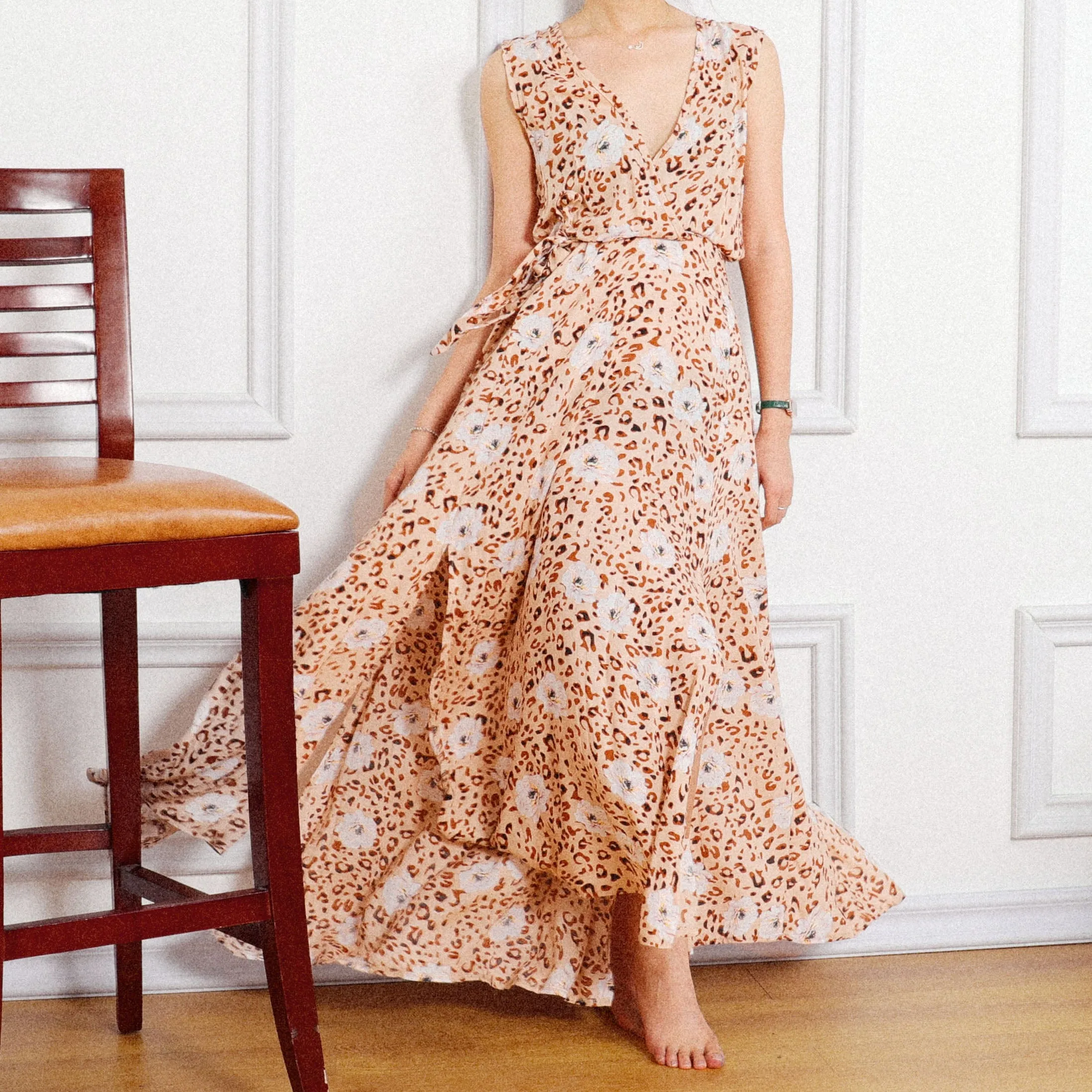 Mystery Floral Boho Maxi Dress