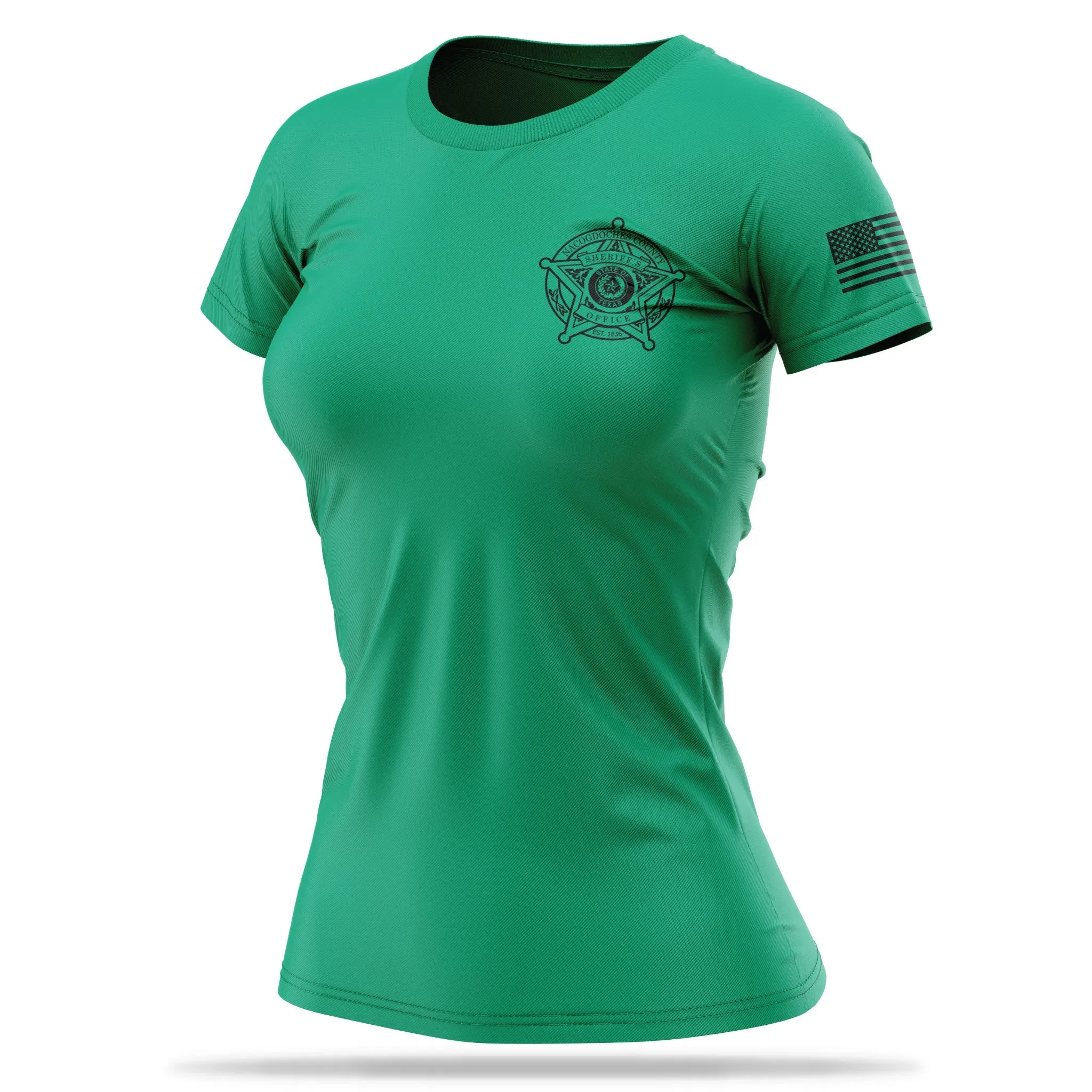 [NACOGDOCHES CO SO] Women's Utility Shirt [GRN]