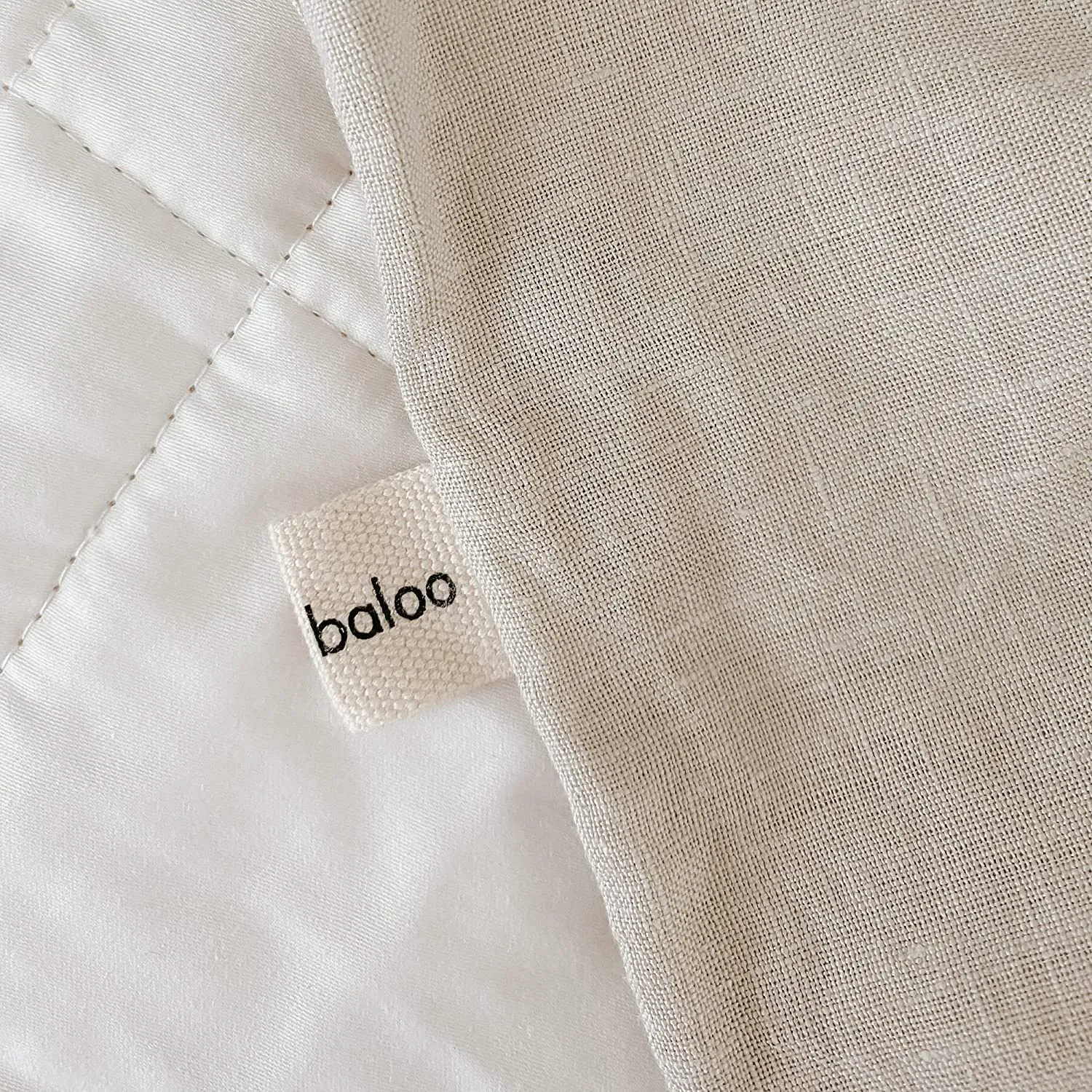 Natural Linen Duvet Cover, Removable Cover for Weighted Blankets - Soft, Premium, Breathable