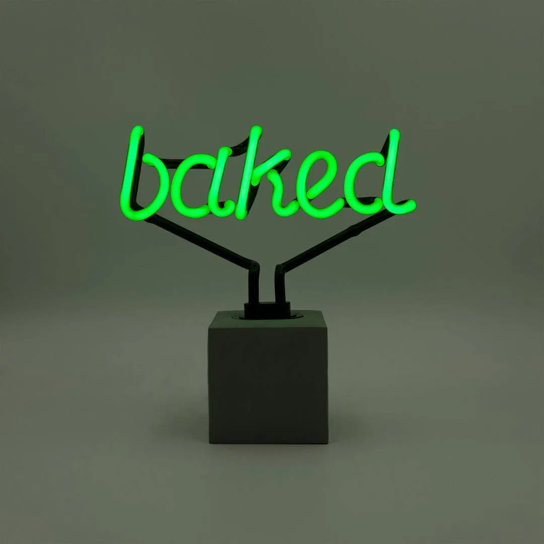 Neon baked Sign