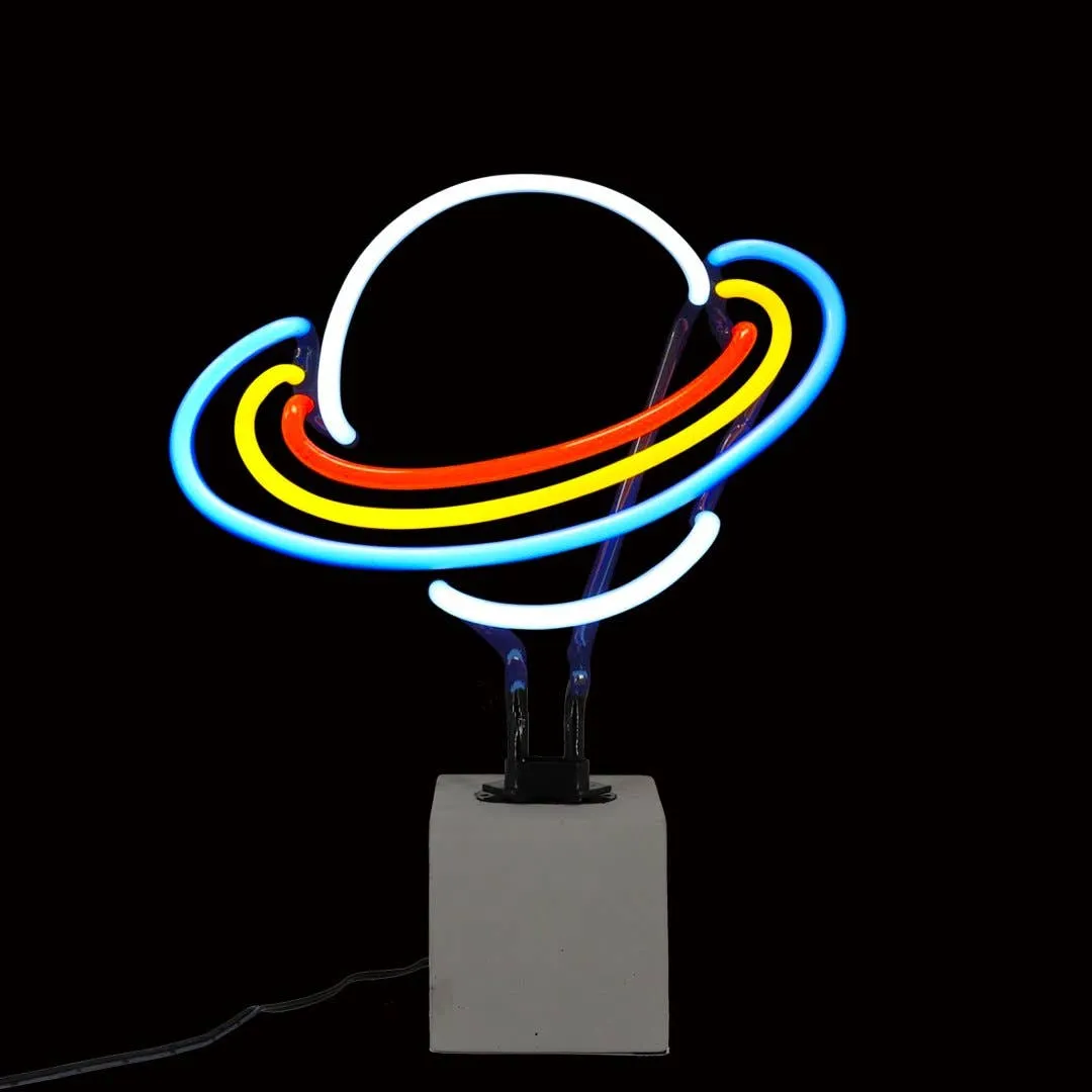 Neon 'saturn' Sign