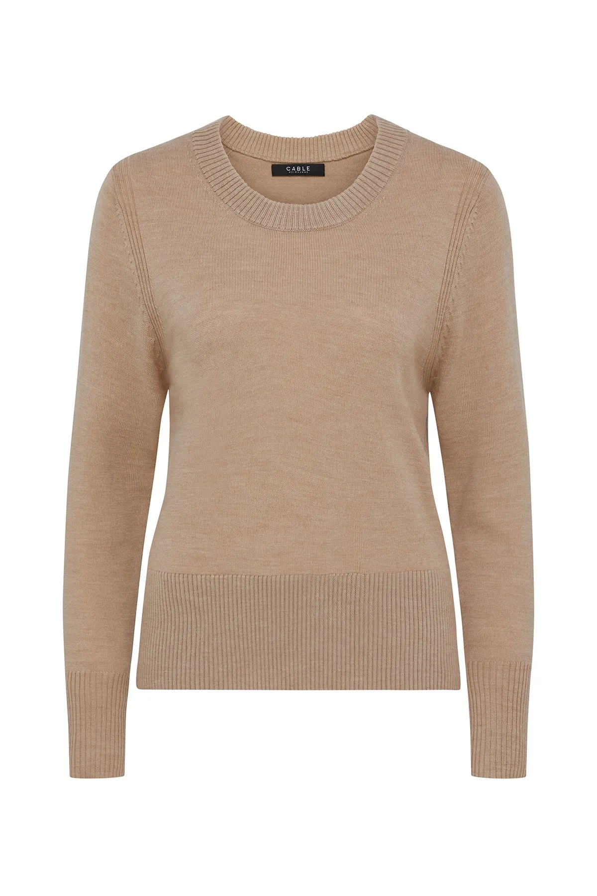 Nina Merino Jumper - Camel