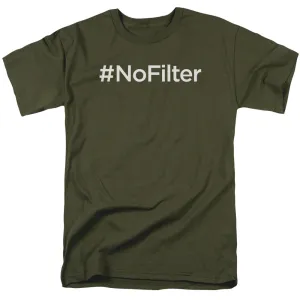 #Nofilter Mens T Shirt Military Green