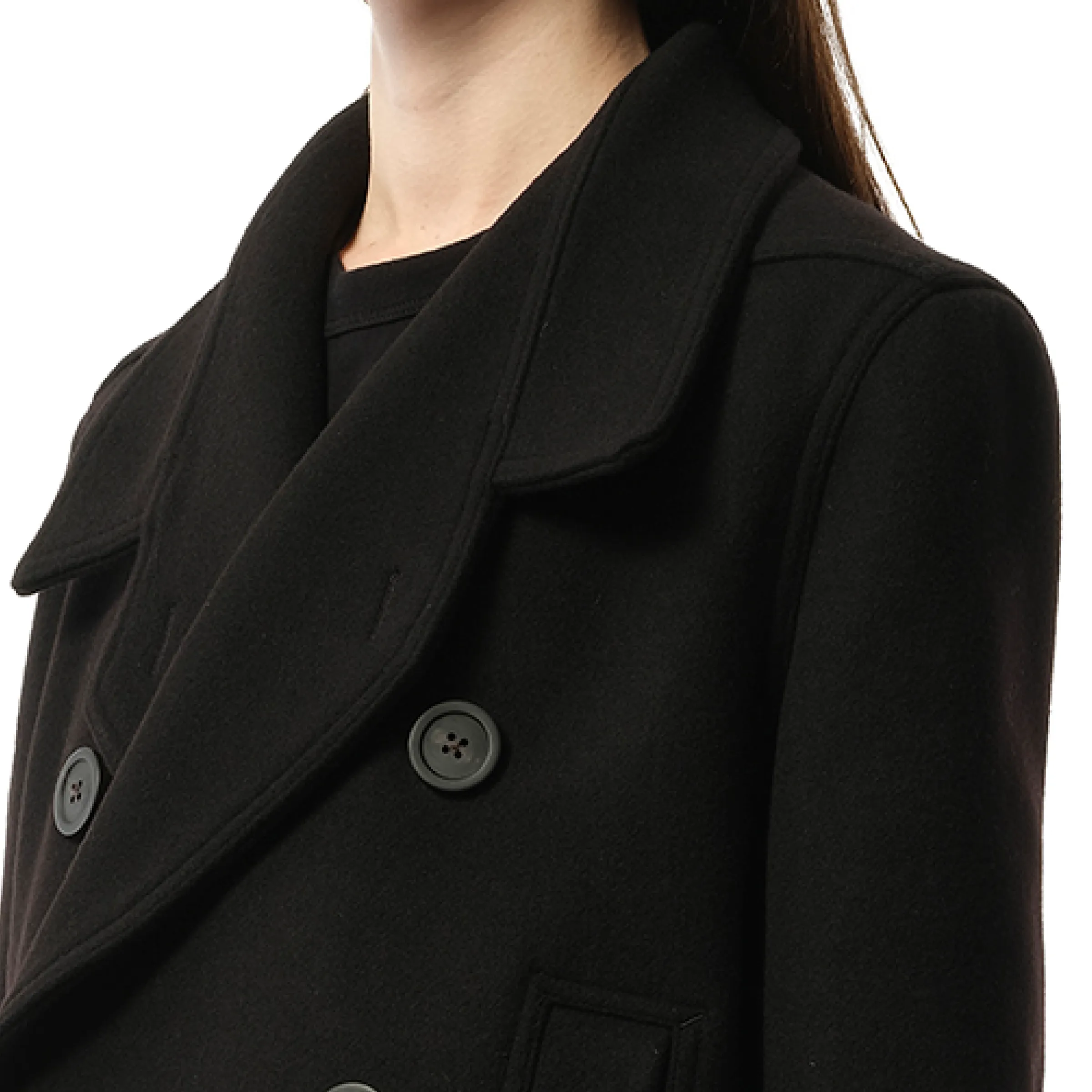 Officer Coat in Black