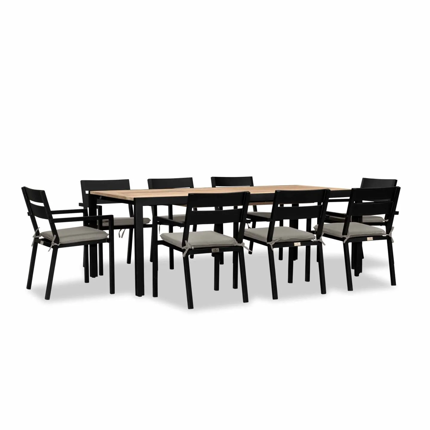 Pacifica Communal 8 Seat Extendable Reclaimed Teak Dining Set