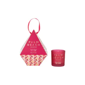 Palm Beach Collection Neon Cherry Hanging Bauble Mini Candle 50g