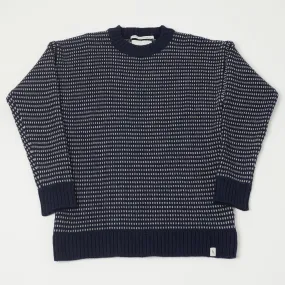 Peregrine Bantham Crew Neck Jumper - Navy