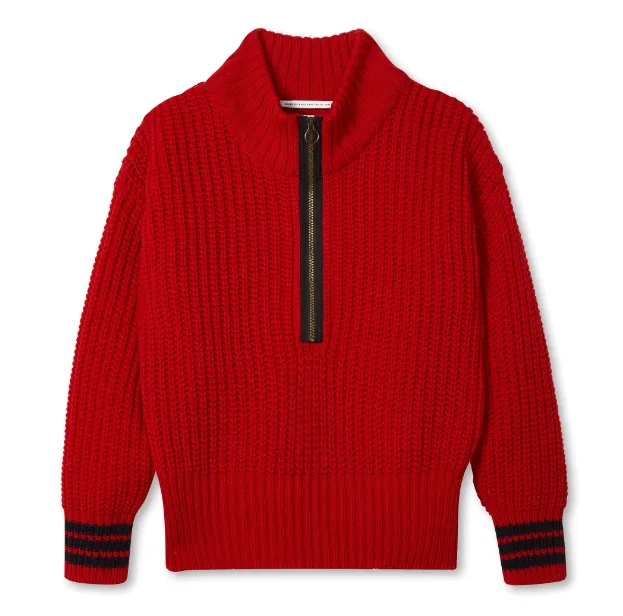 Peregrine Fisherman Zip Neck Knit WJ51055