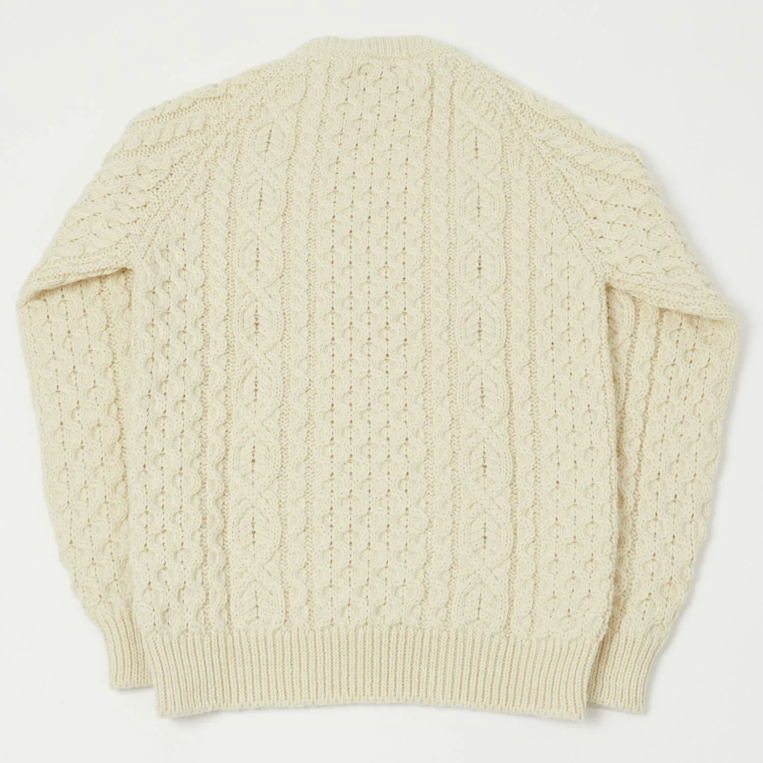 Peregrine Hudson Aran Jumper - Ecru