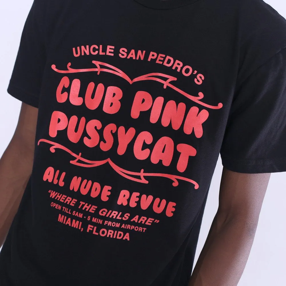 Pink Pussy Cat T Shirt Infrared