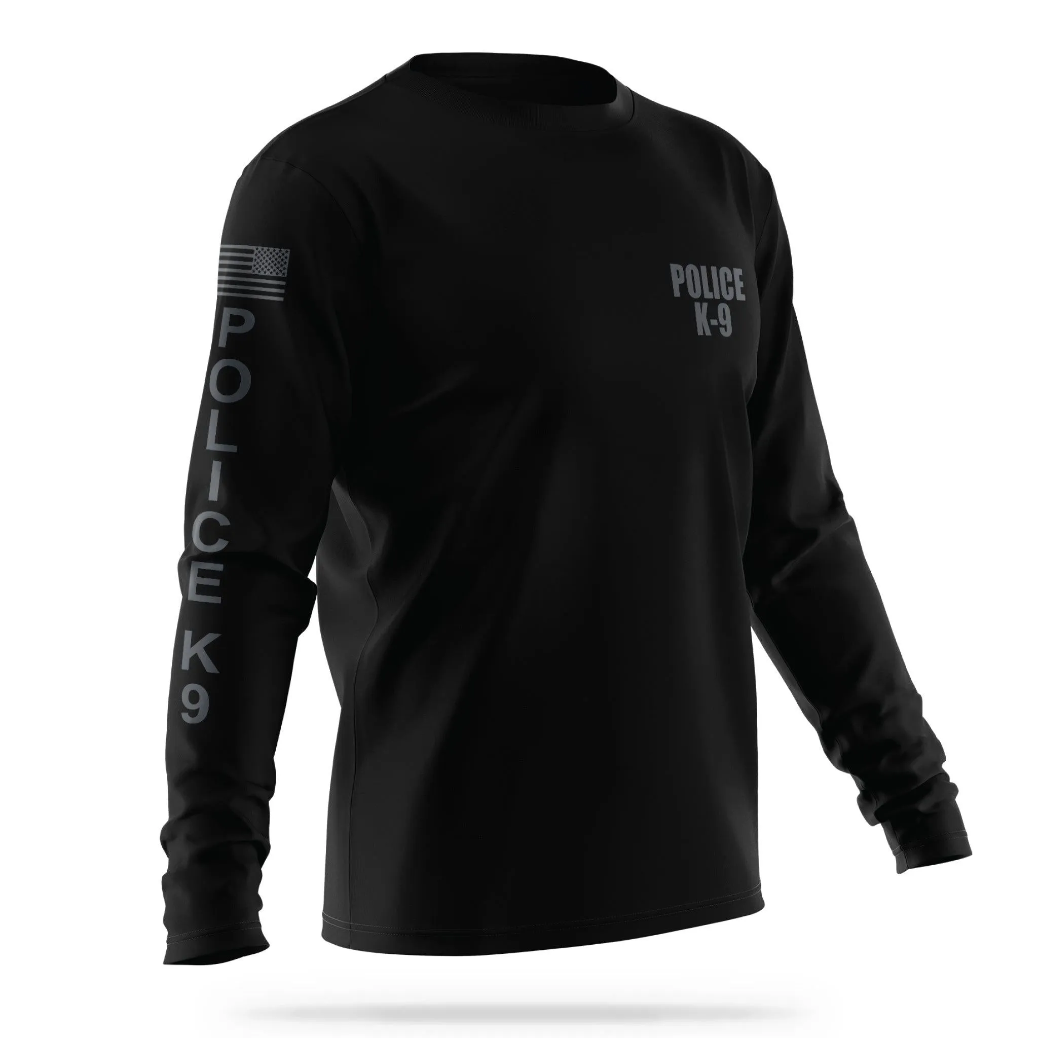 [POLICE K9] Men's Utility Long Sleeve [BLK/GRY]