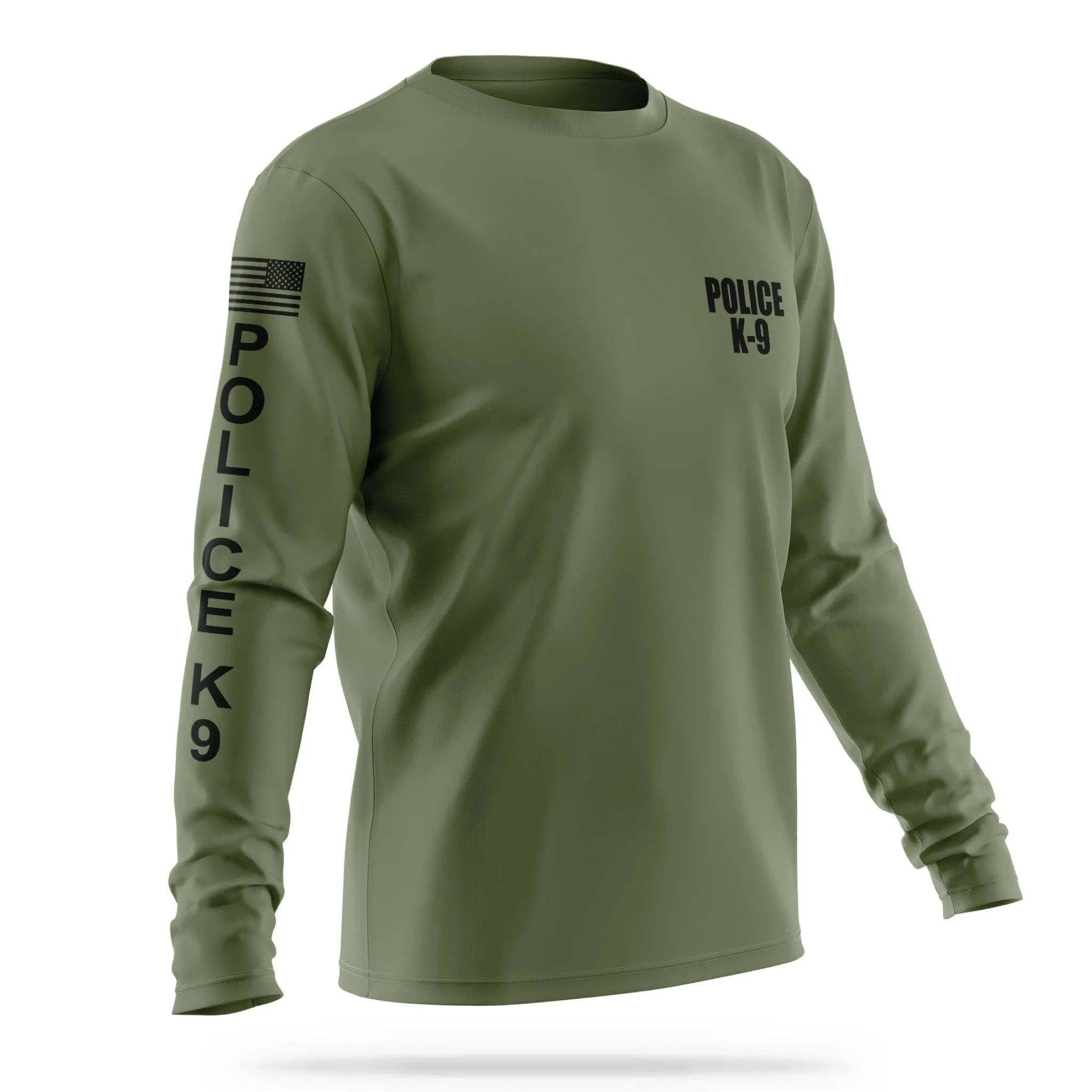 [POLICE K9] Men's Utility Long Sleeve [GRN/BLK]