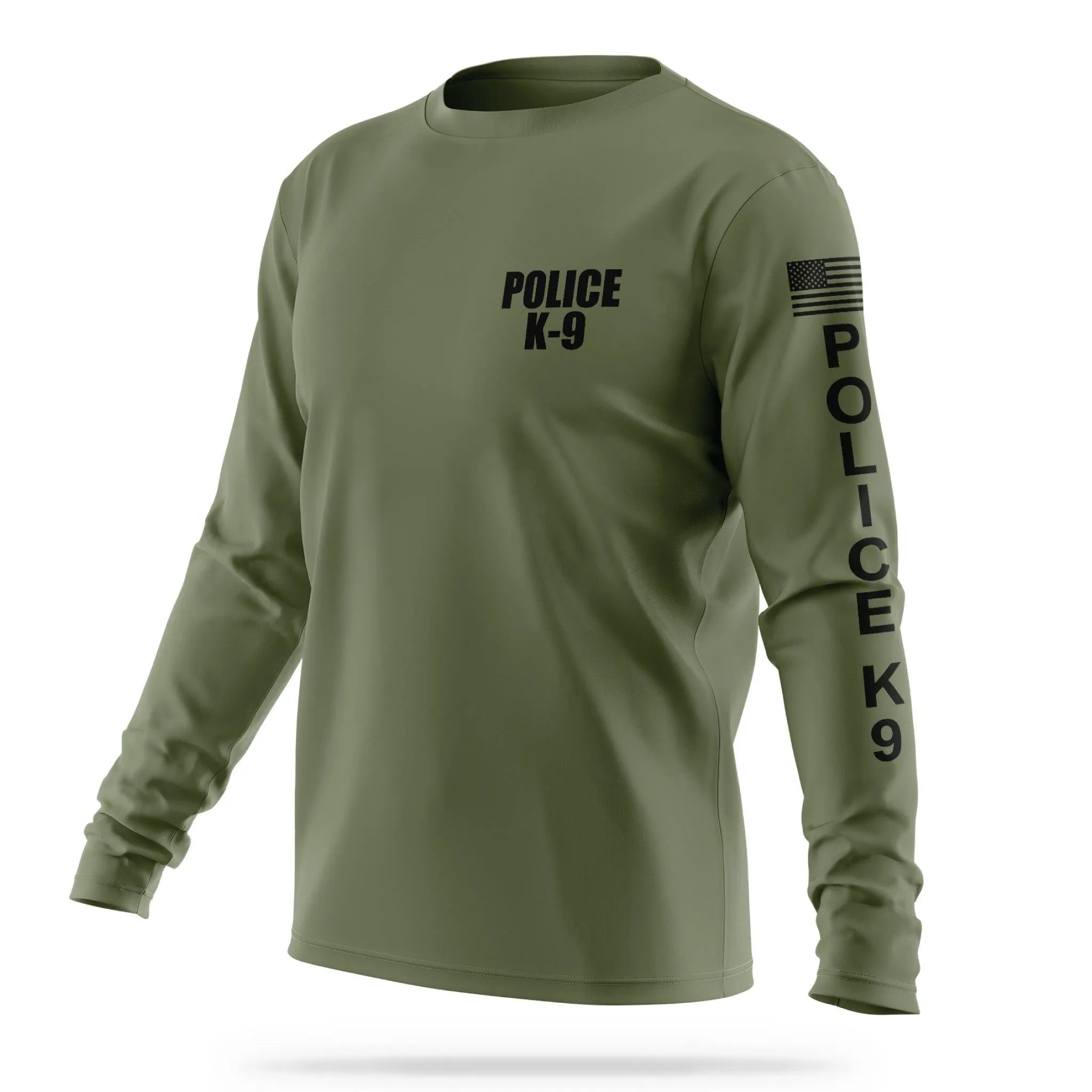 [POLICE K9] Men's Utility Long Sleeve [GRN/BLK]