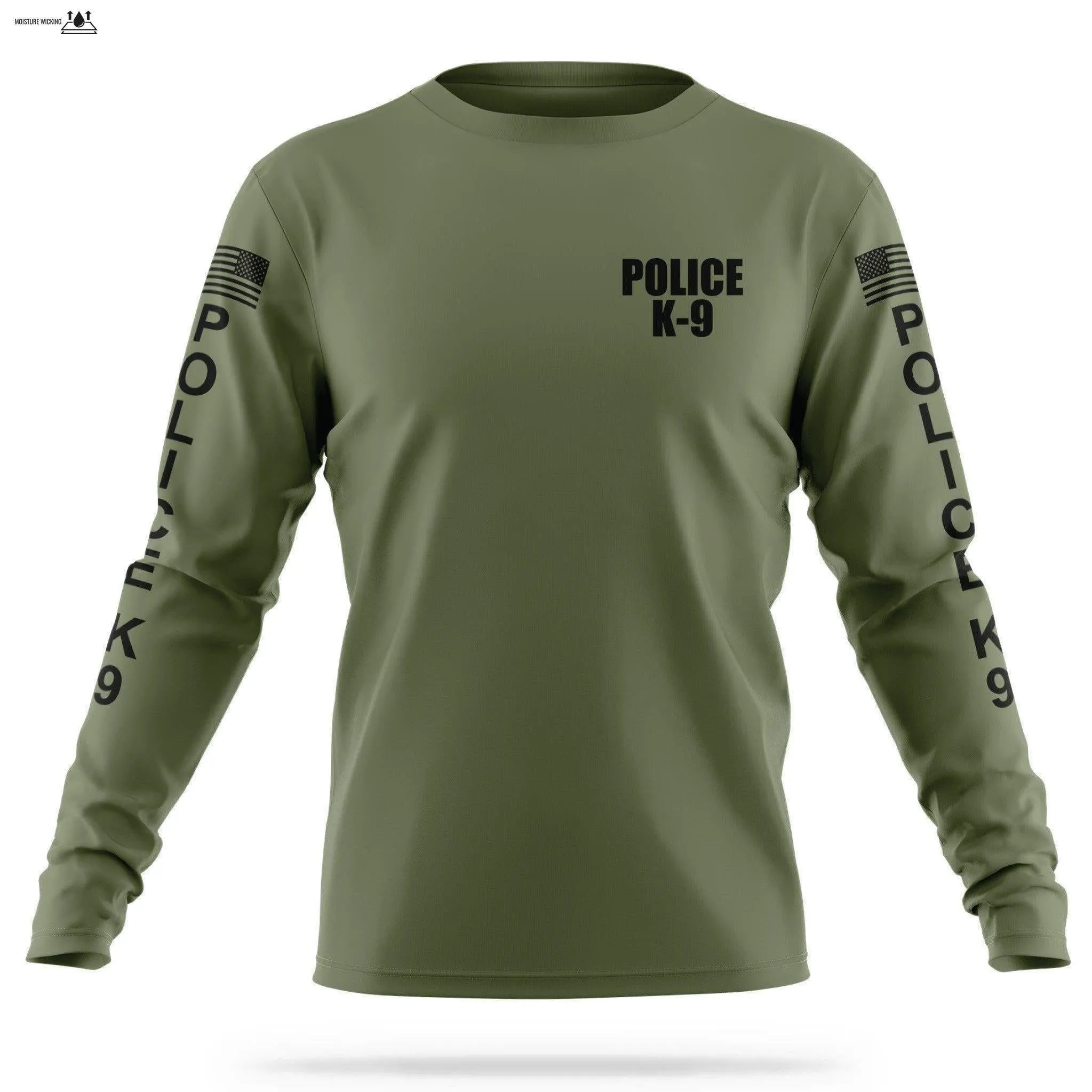 [POLICE K9] Men's Utility Long Sleeve [GRN/BLK]