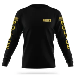 [POLICE] Men's Utility Long Sleeve [BLK/GLD]