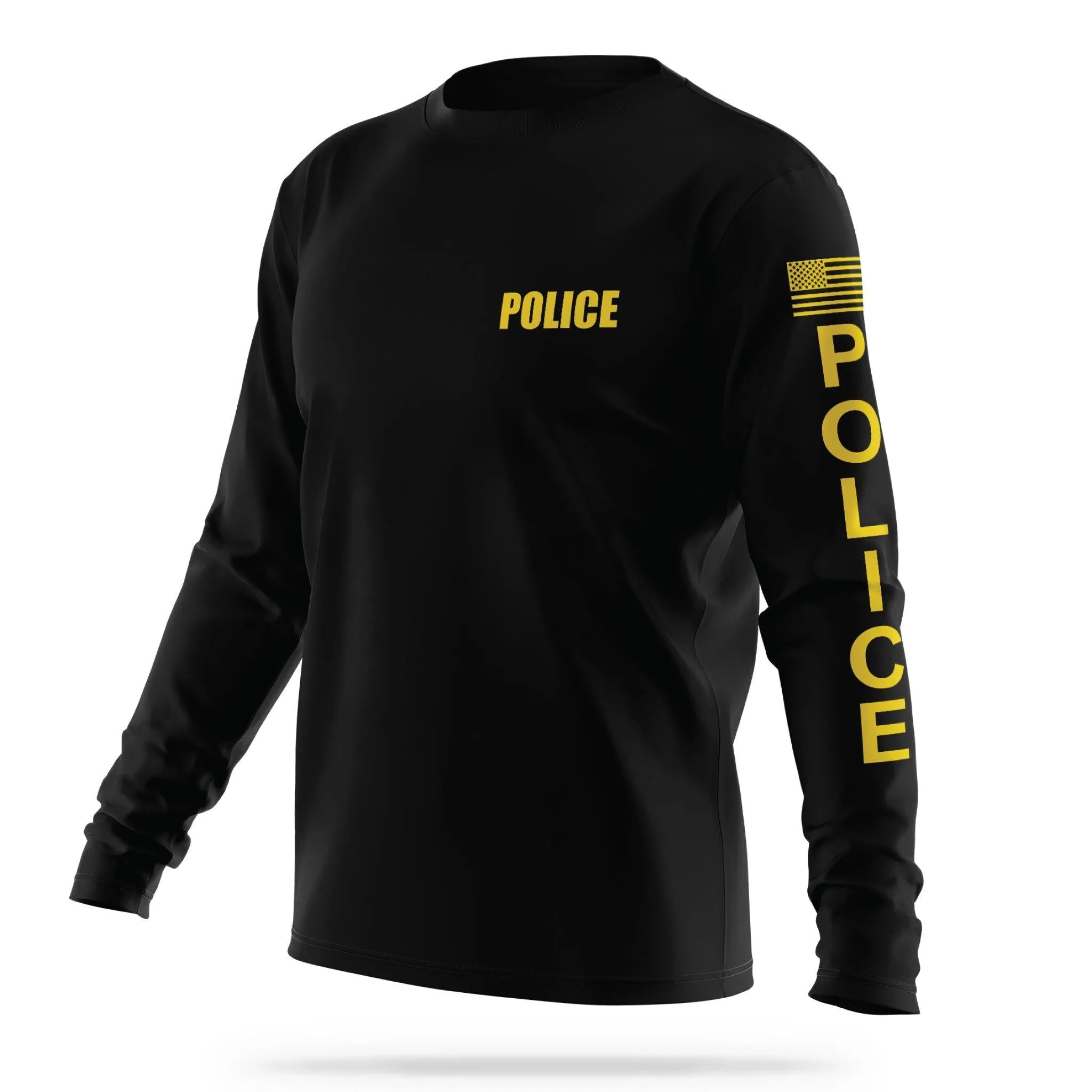 [POLICE] Men's Utility Long Sleeve [BLK/GLD]