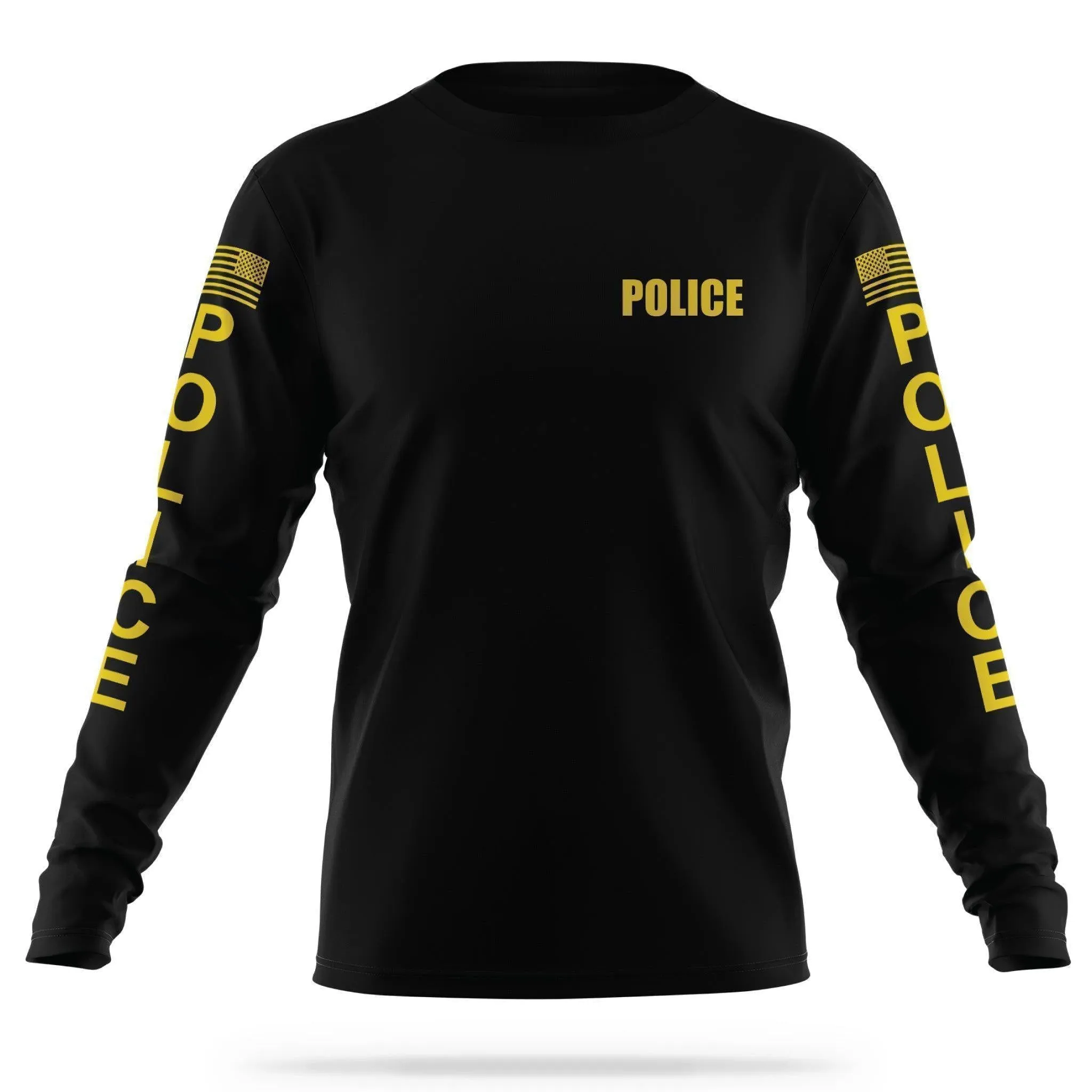 [POLICE] Men's Utility Long Sleeve [BLK/GLD]