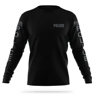 [POLICE] Men's Utility Long Sleeve [BLK/GRY]