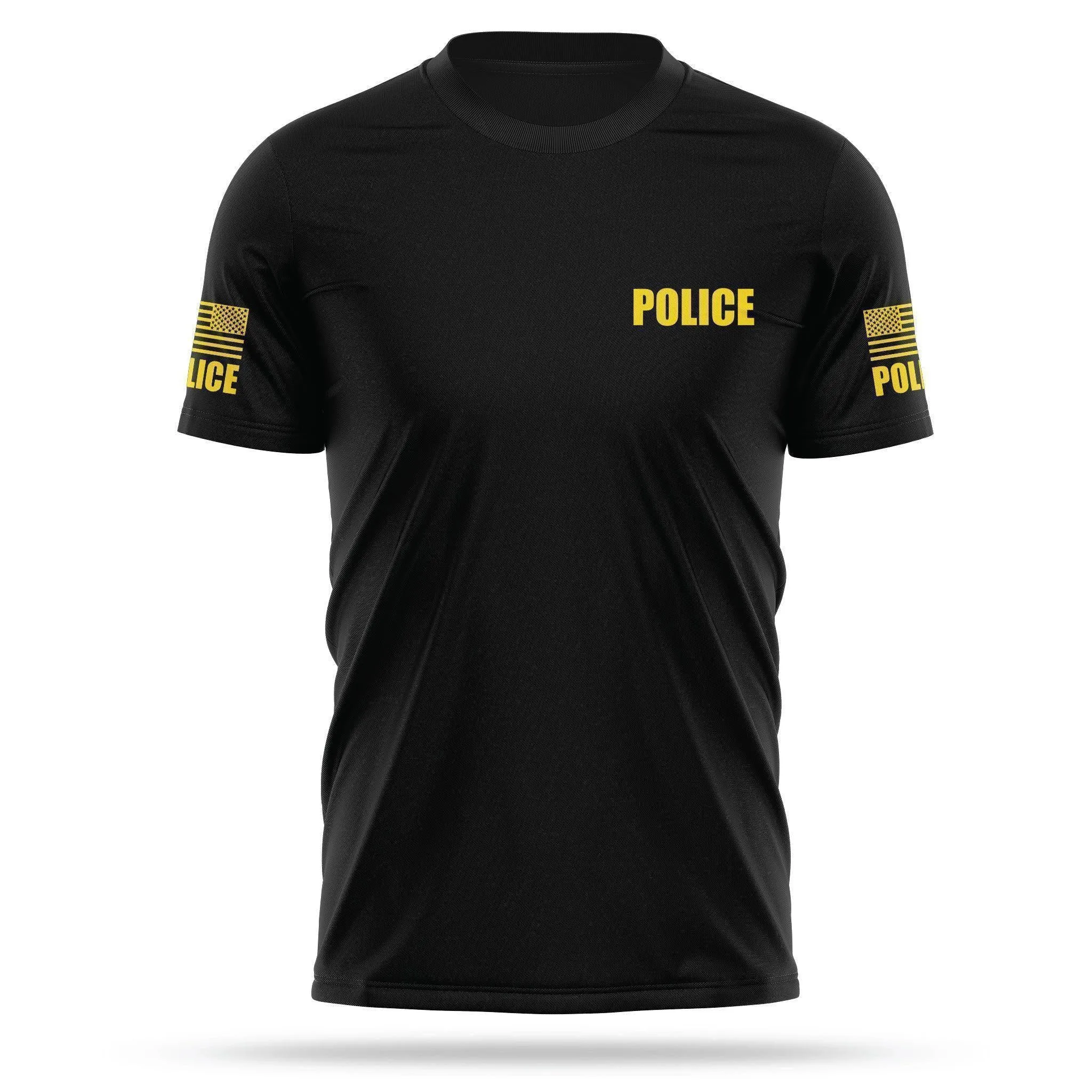 [POLICE] Men's Utility Shirt [BLK/GLD]