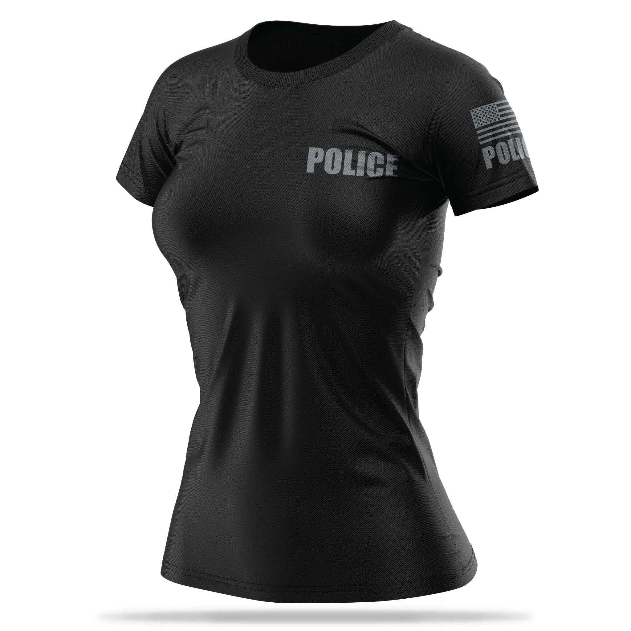 [POLICE] Women's Utility Shirt[BLK/GRY]