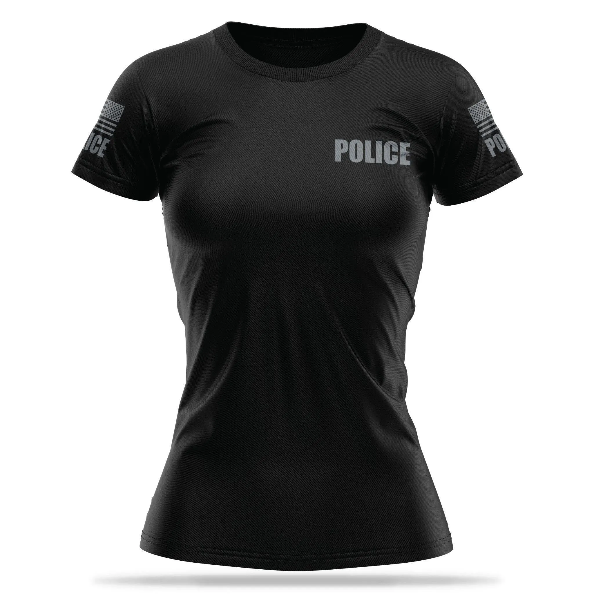 [POLICE] Women's Utility Shirt[BLK/GRY]