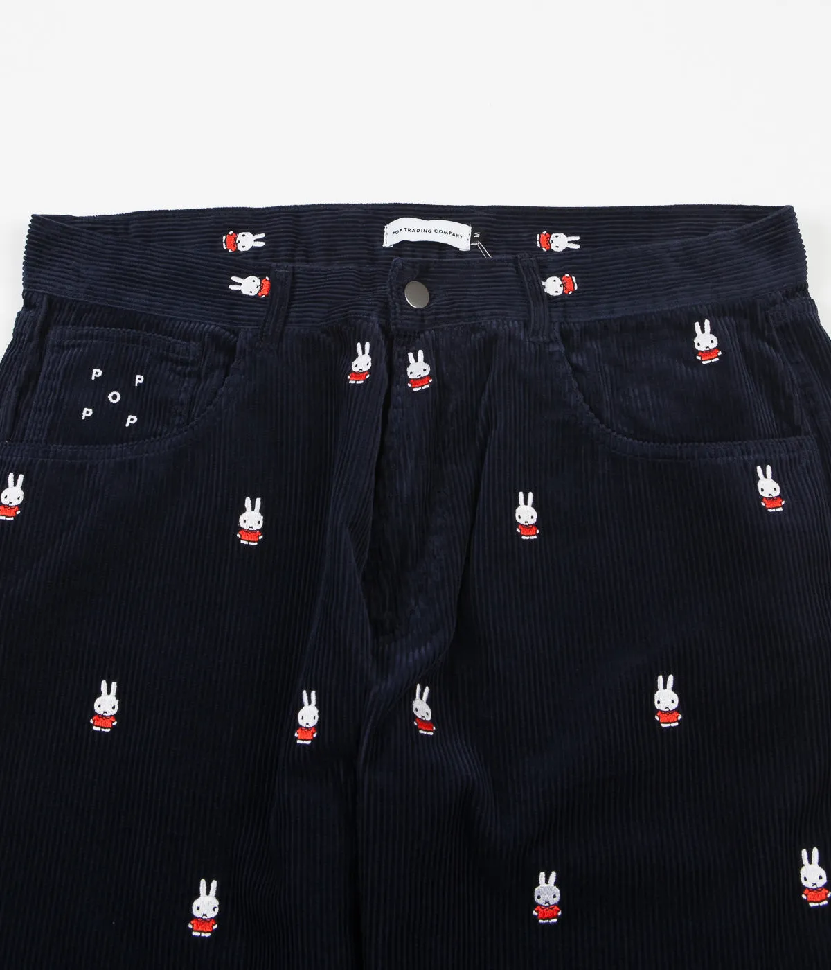 Pop Trading Company x Miffy Bruna Embroidered DRS Pants - Navy Cord