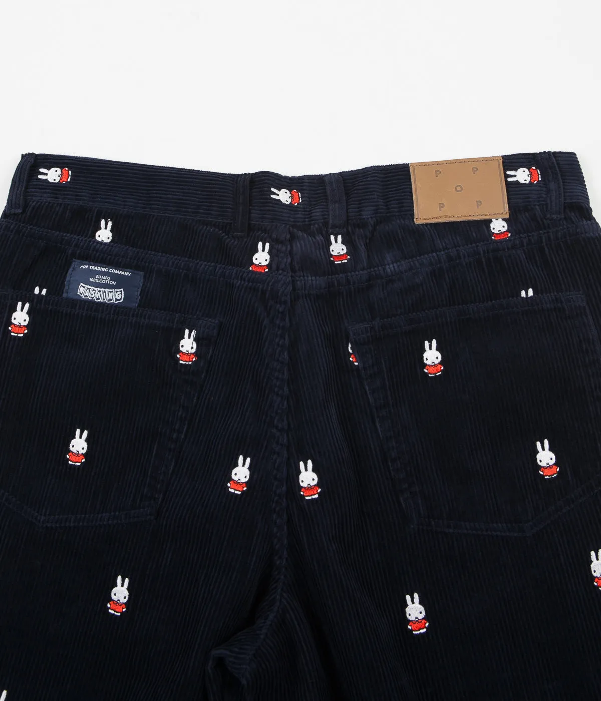 Pop Trading Company x Miffy Bruna Embroidered DRS Pants - Navy Cord