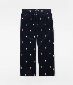 Pop Trading Company x Miffy Bruna Embroidered DRS Pants - Navy Cord