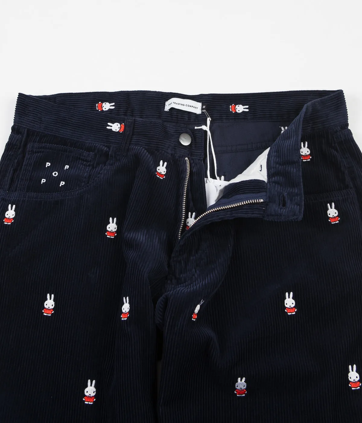 Pop Trading Company x Miffy Bruna Embroidered DRS Pants - Navy Cord