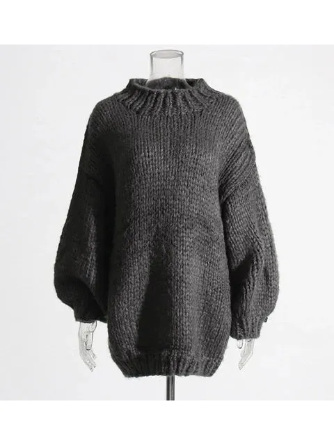 Pre Order:  Classic Bat Sleeve Knit Sweater