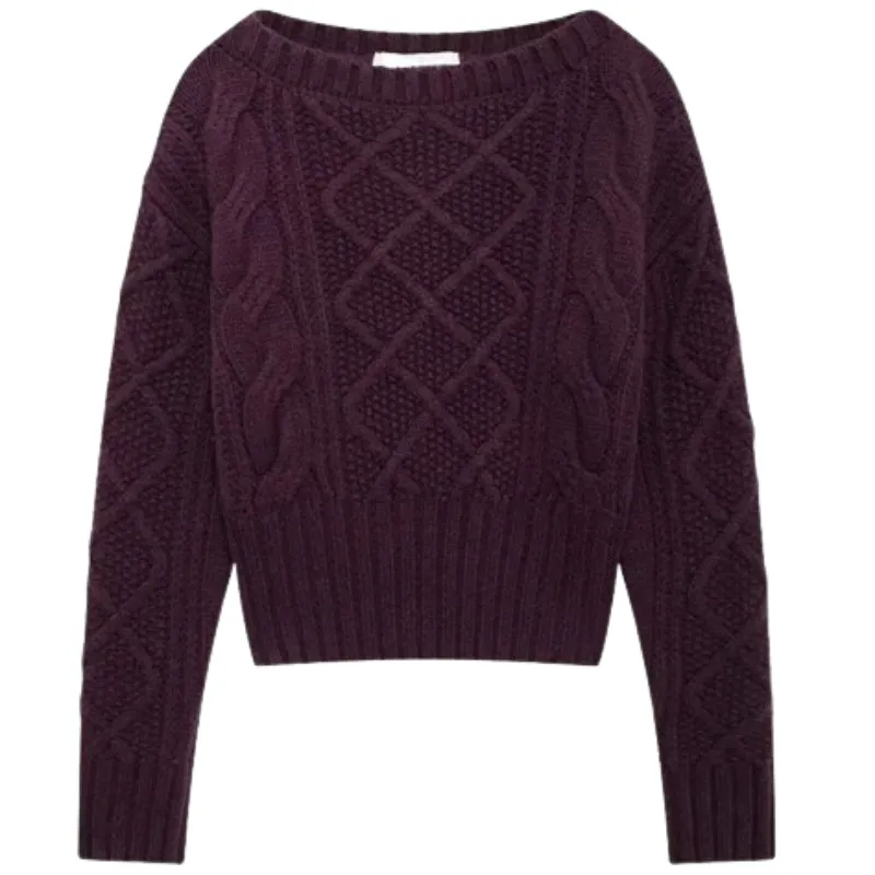 Pre Order:  Classic Round Neck Long-Sleeved Knitted Sweater