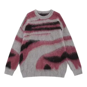 Pre Order:  Color Streak Loose Knit Sweater