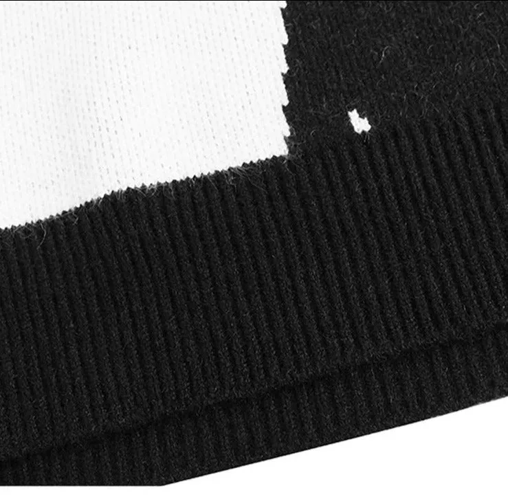 Pre Order:  Contrast Silhouette Knit Sweater