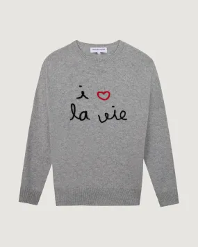 "I Love La Vie" buzelin cashemere sweater