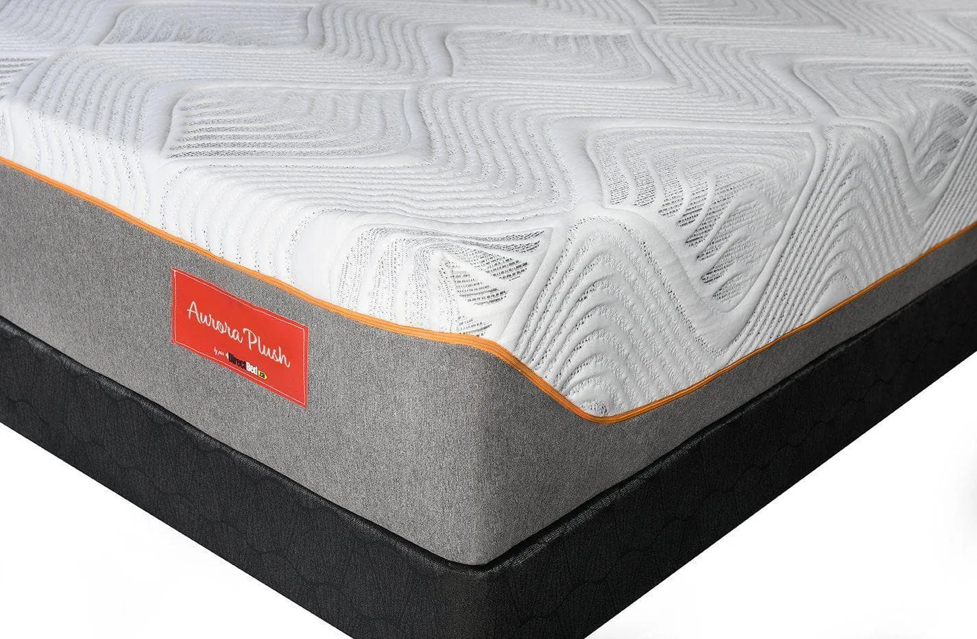 RV Short Queen Aurora Plush 14" Thick Cooling Memory Foam Mattress with Nano Coil