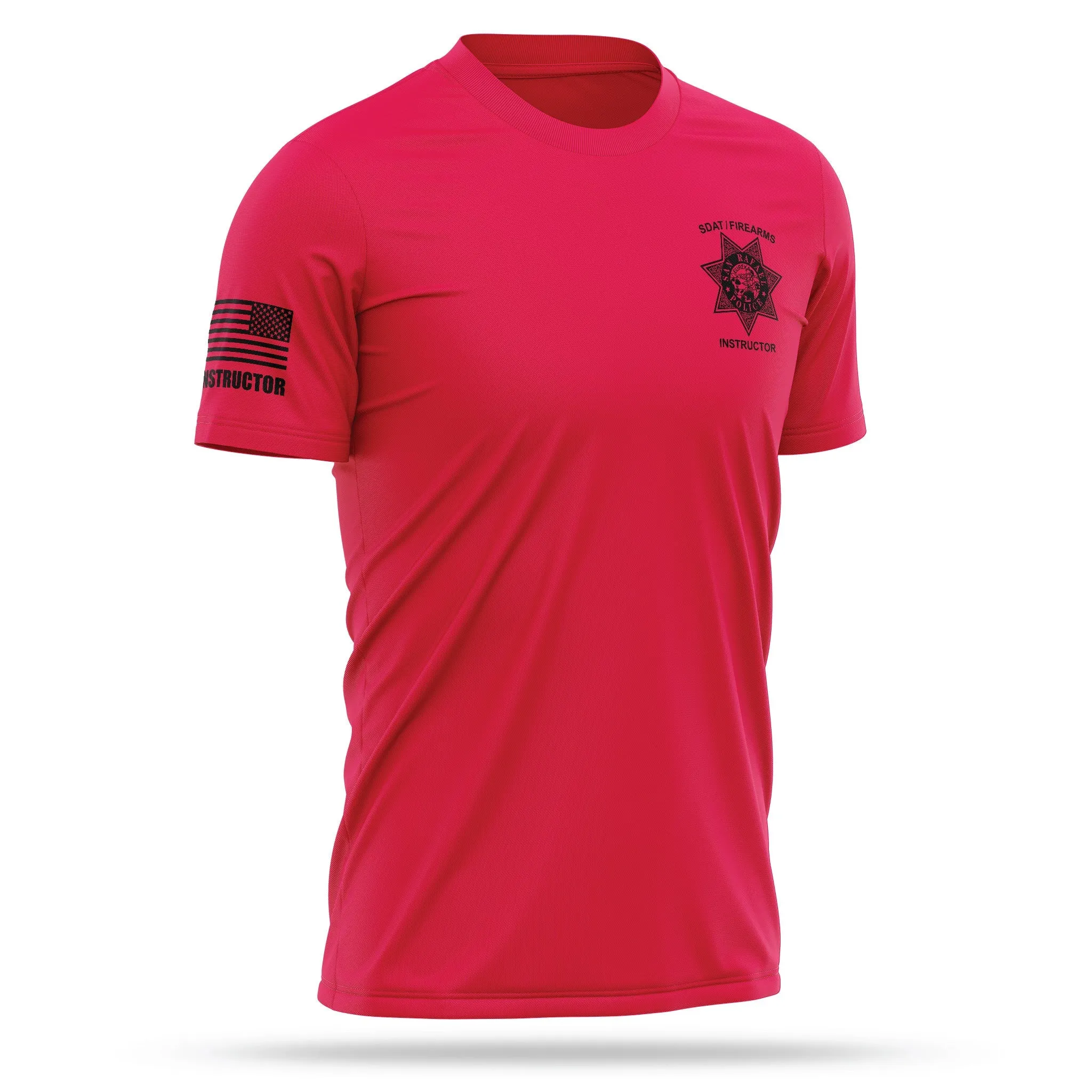 [SAN RAFAEL PD] Instructor Utility Shirt [RED/BLK]