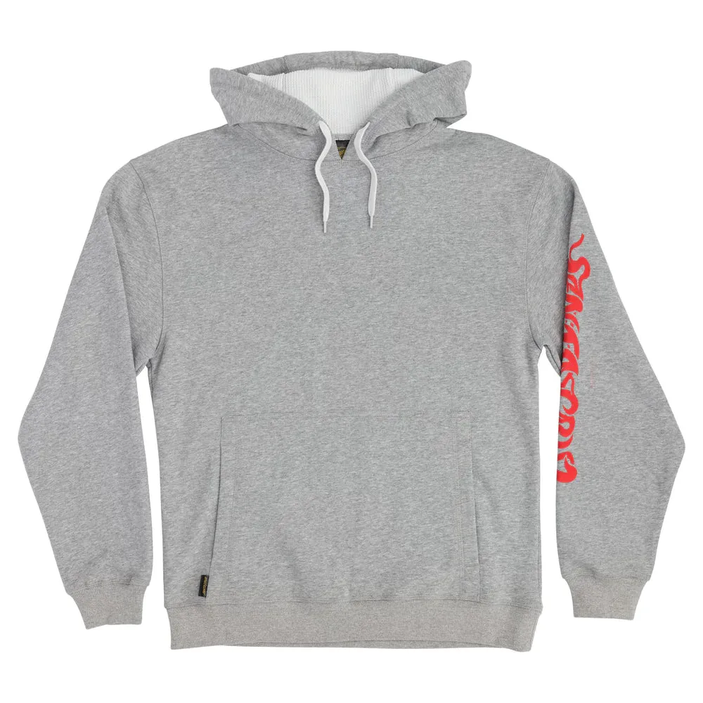 SANTA CRUZ Screaming 50 Mens Pullover Hoodie Sweatshirt - Heather Grey