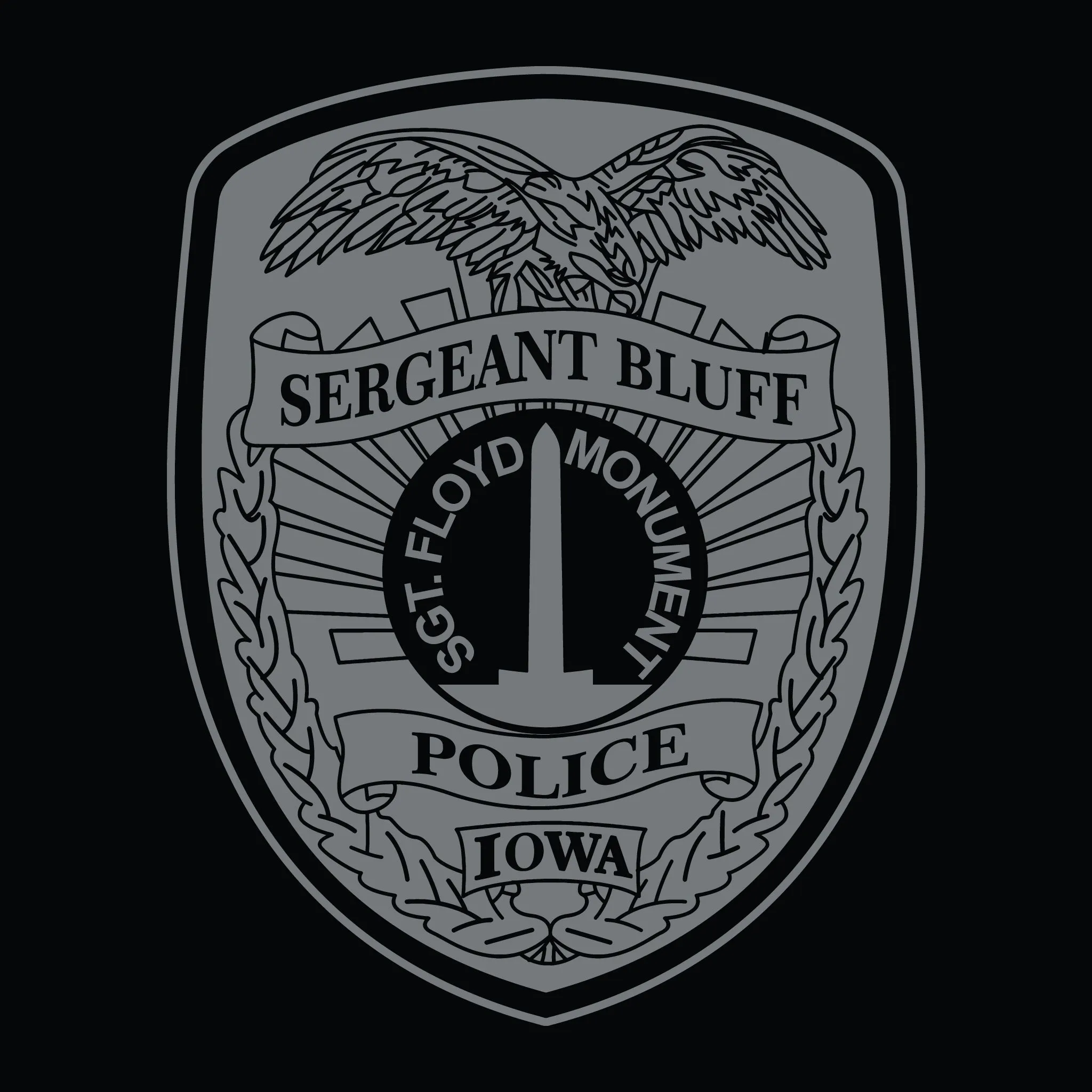 [SERGEANT BLUFF PD] Utility Shirt [BLACK]