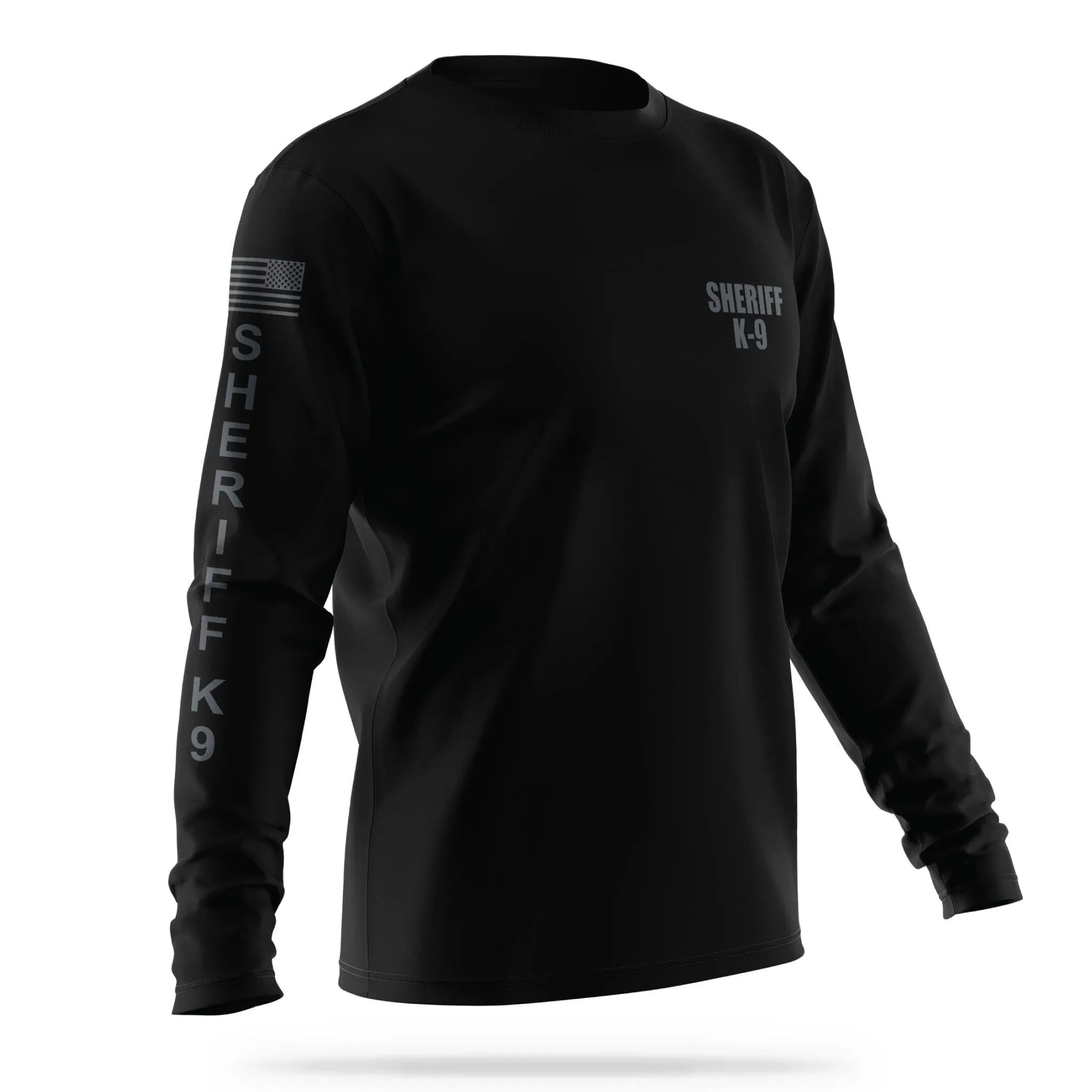 [SHERIFF K9] Men's Utility Long Sleeve [BLK/GRY]