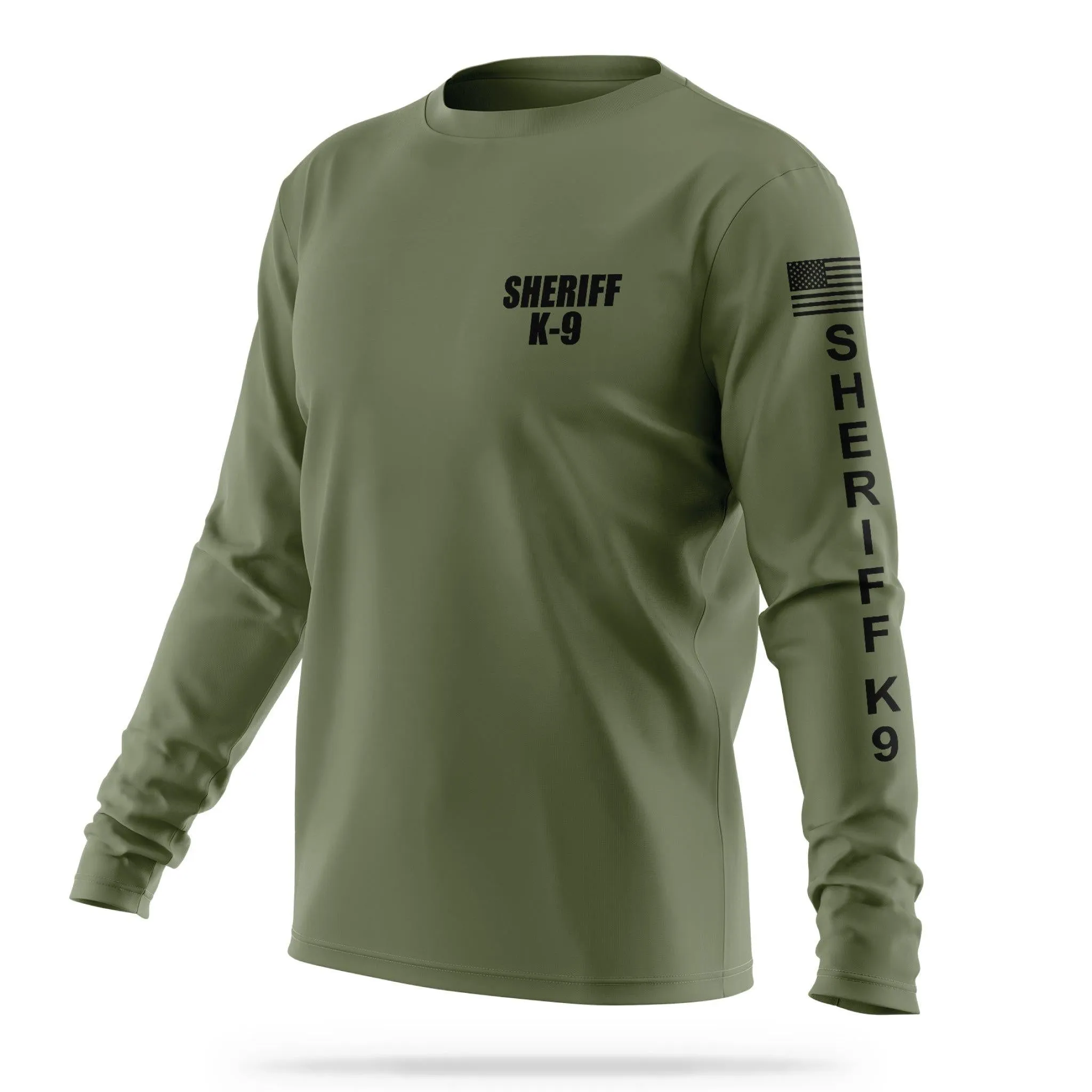 [SHERIFF K9] Men's Utility Long Sleeve [GRN/BLK]