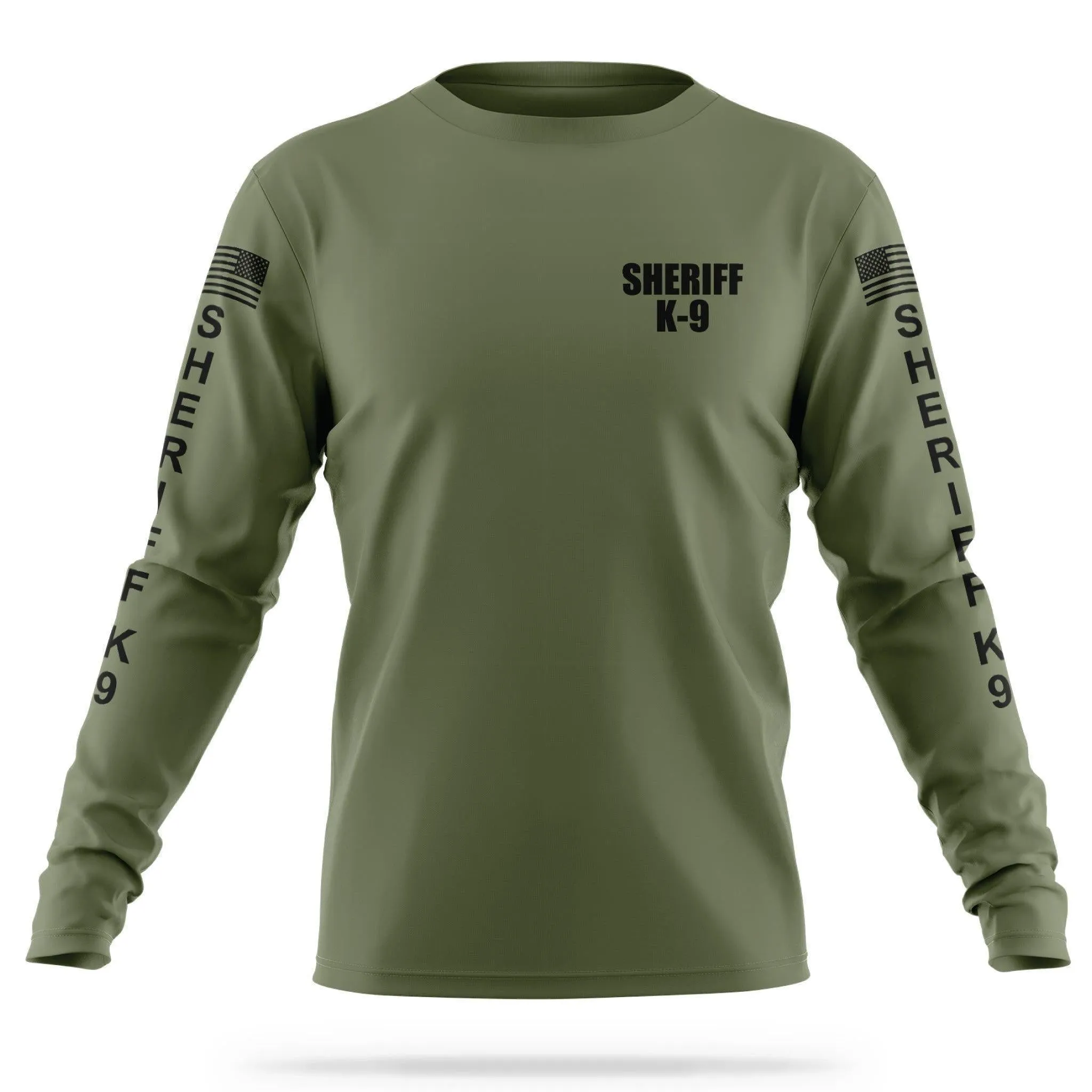 [SHERIFF K9] Men's Utility Long Sleeve [GRN/BLK]