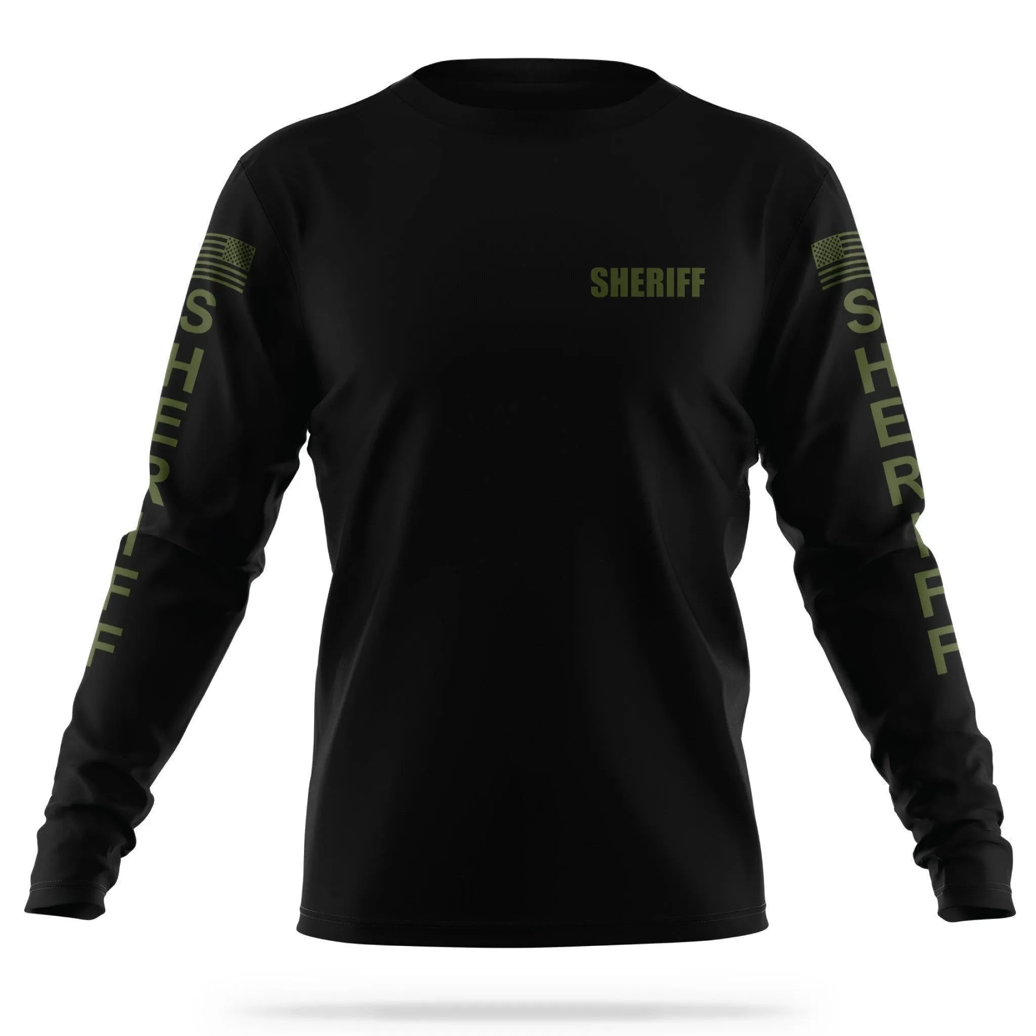 [SHERIFF] Men's Utility Long Sleeve [BLK/GRN]